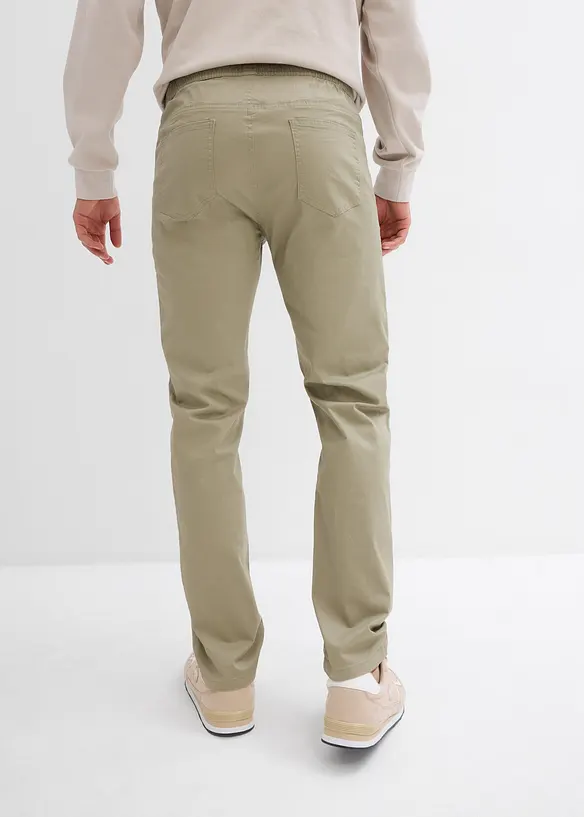 Regular fit stretch instapbroek, straight, bonprix