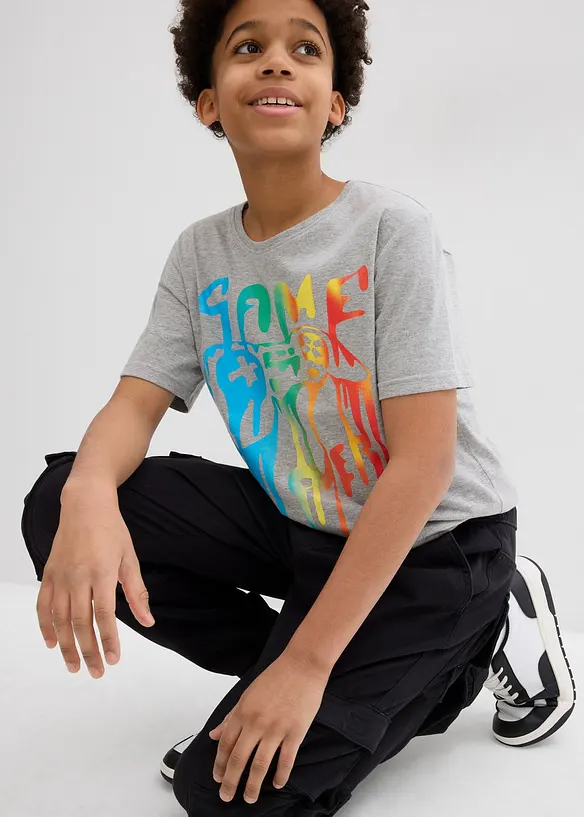 Jongens T-shirt van biologisch katoen, bonprix