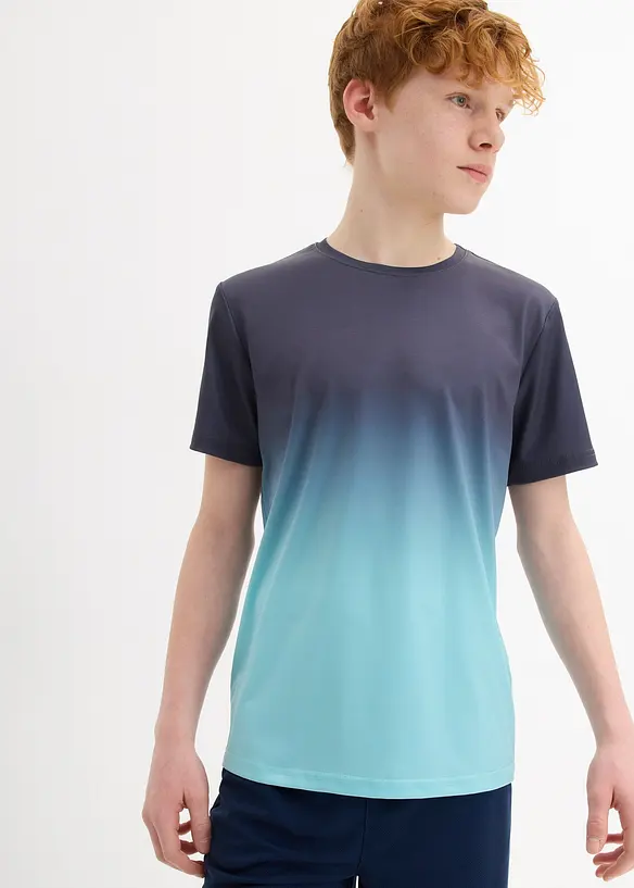 Sportshirt met korte mouwen en kleurverloop, bonprix
