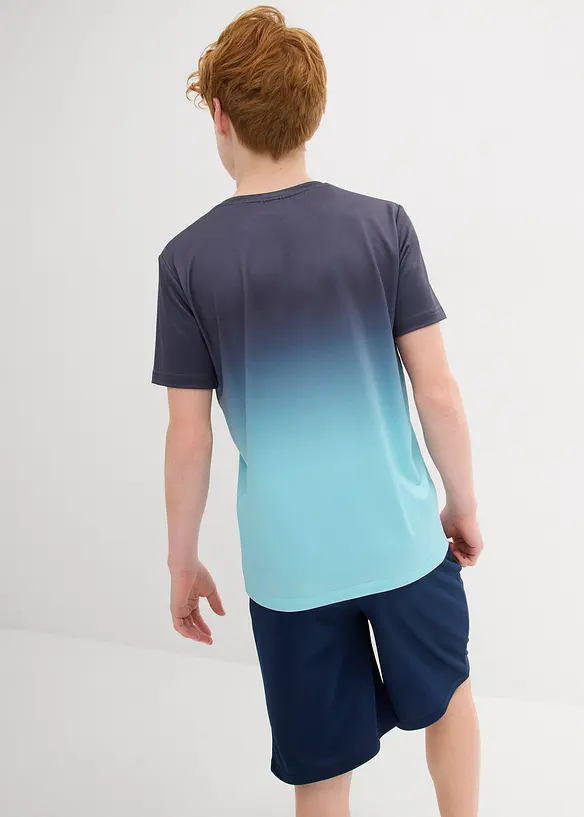Sportshirt met korte mouwen en kleurverloop, bonprix