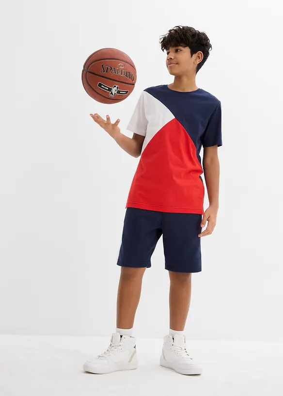 Sweat shirt en bermuda (2-dlg. set), bonprix
