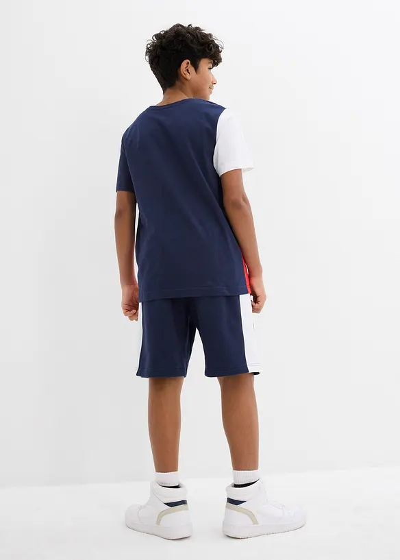 Sweat shirt en bermuda (2-dlg. set), bonprix