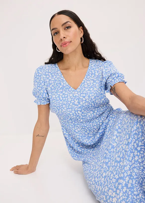 Gedessineerde maxi jurk, bonprix