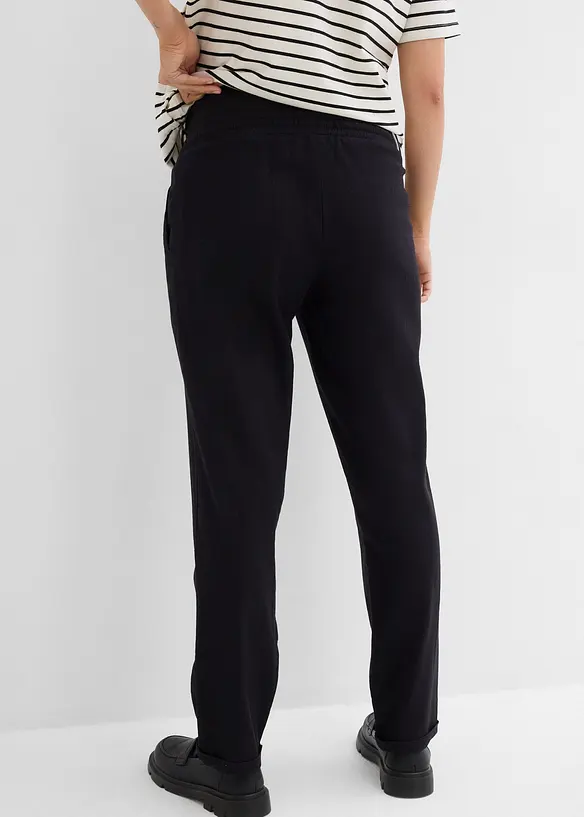 Zwangerschapsbroek met linnen, straight leg, bonprix