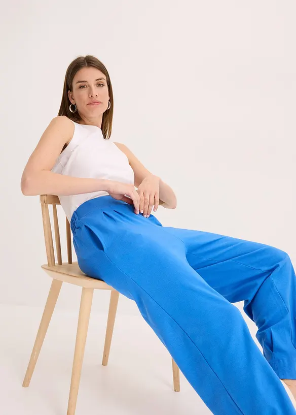Jersey broek van biologisch katoen, bonprix