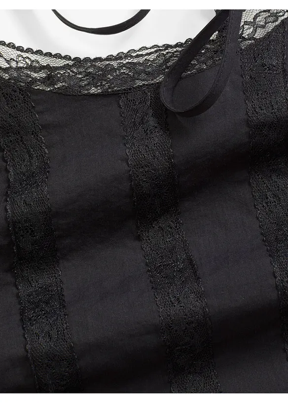 Blousetop met broderie anglaise, bonprix