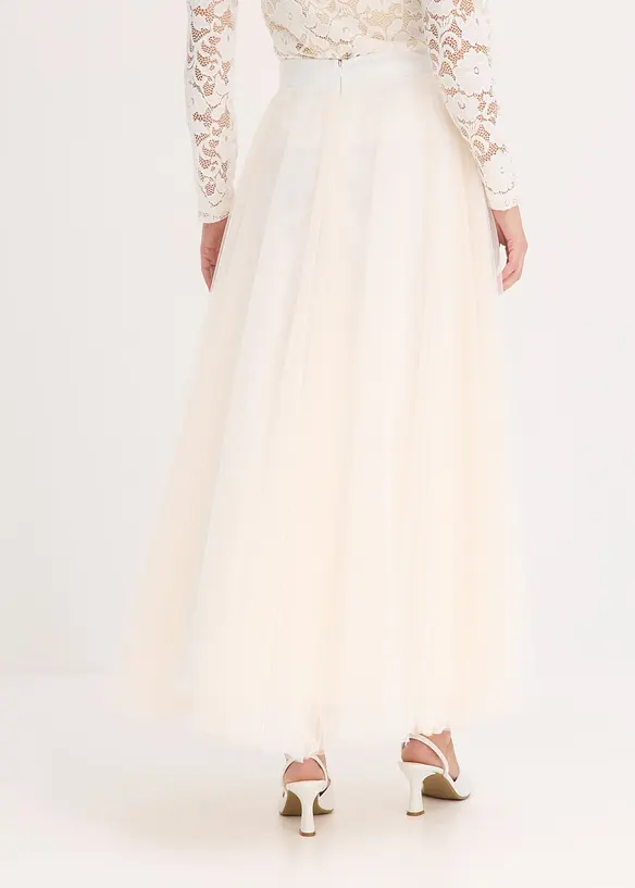 Maxi rok van sierlijke tule, bonprix