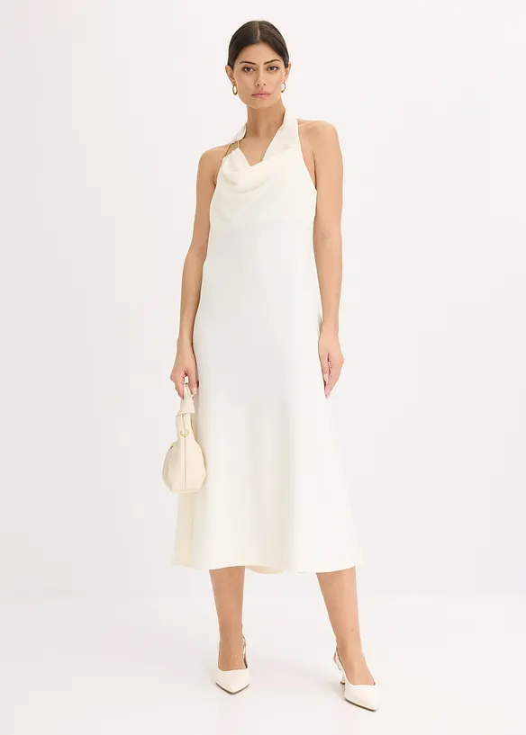 Midi jurk met decoratief metalen detail, bonprix