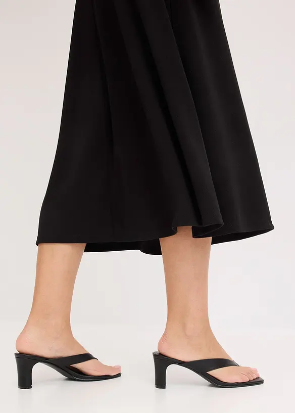 Midi jurk met decoratief metalen detail, bonprix