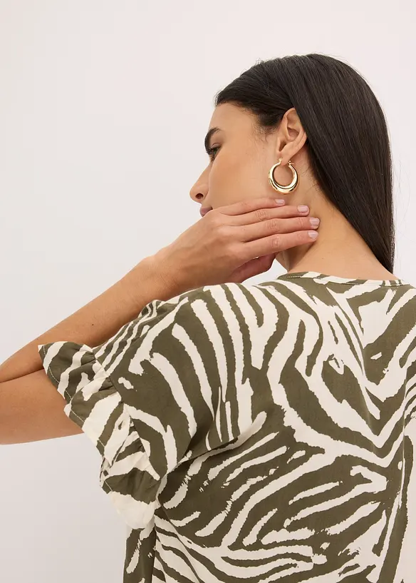 Soepelvallende tuniek van viscose, bonprix