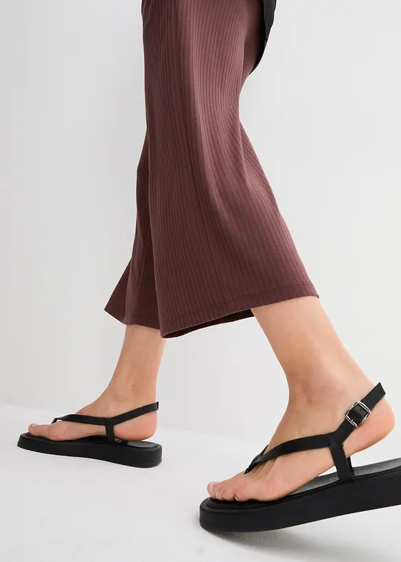 Jersey culotte met comfortabele tailleband, bonprix