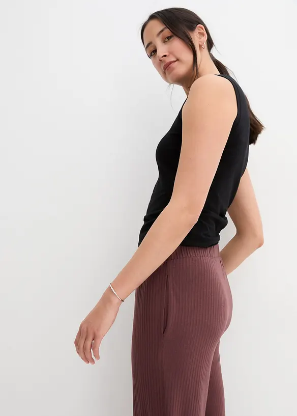 Jersey culotte met comfortabele tailleband, bonprix