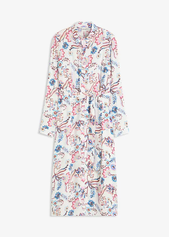 Gedessineerde jurk van soepele viscose, bonprix