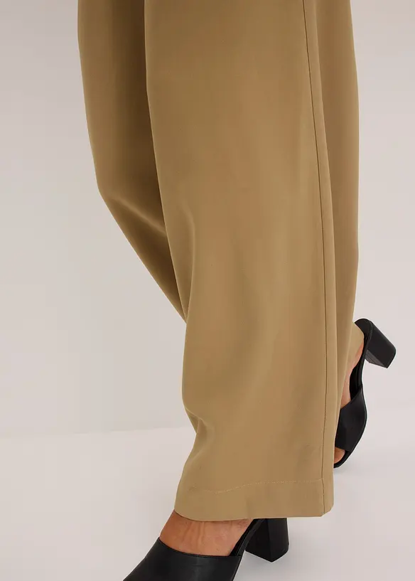 Viscose jumpsuit met riem, bonprix