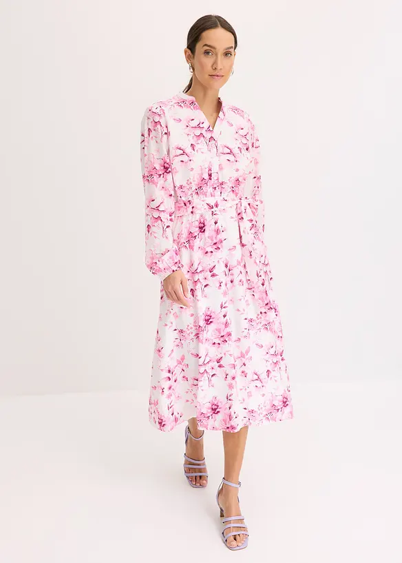 Gedessineerde midi jurk, bonprix