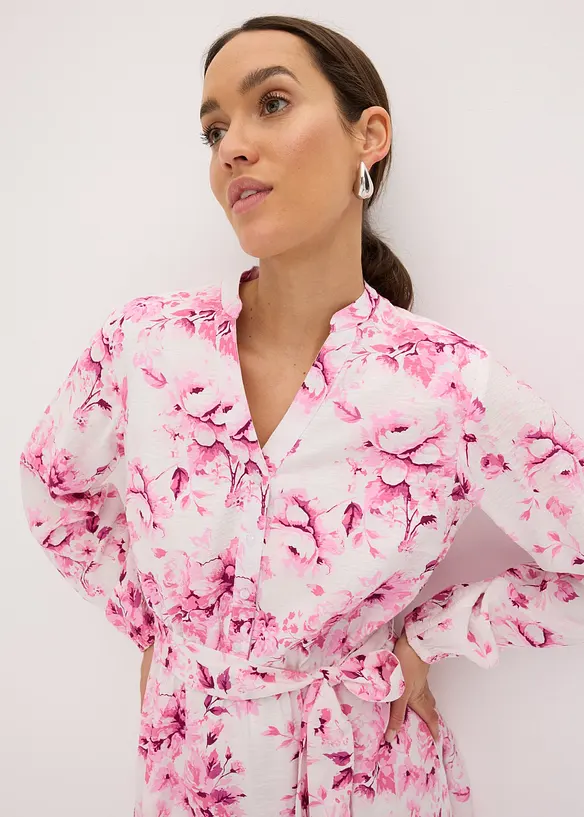 Gedessineerde midi jurk, bonprix