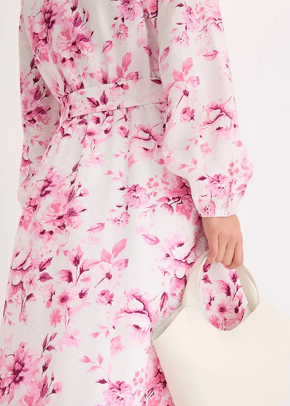 Gedessineerde midi jurk, bonprix