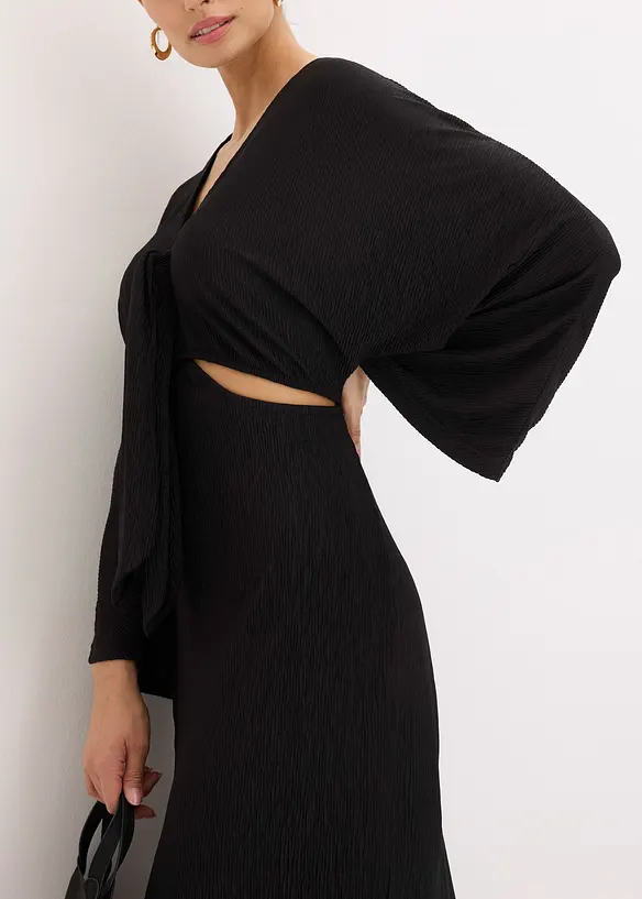 Midi jurk met cut-outs, bonprix