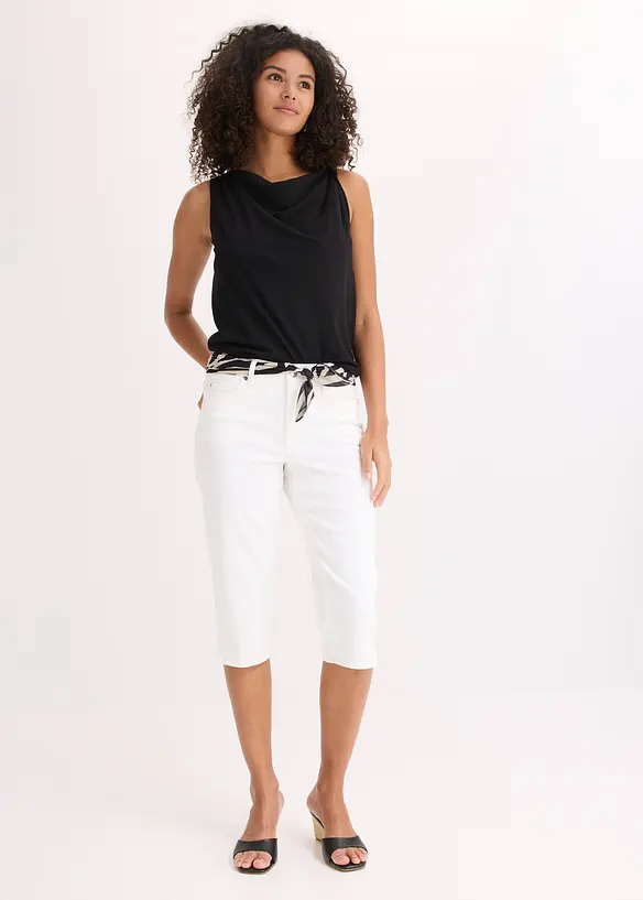 Capri broek met een comfortabele band, bonprix