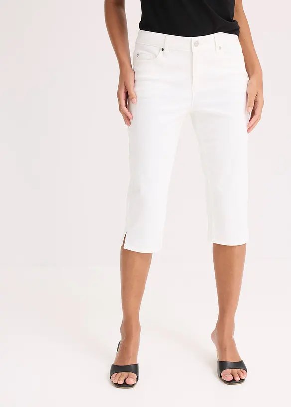Capri broek met een comfortabele band, bonprix