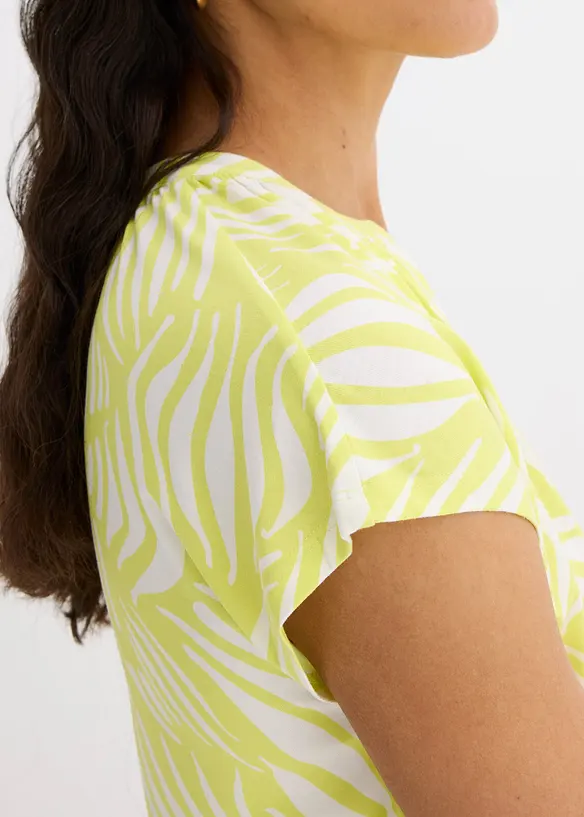 Henley shirt van een zachte viscosemix, bonprix