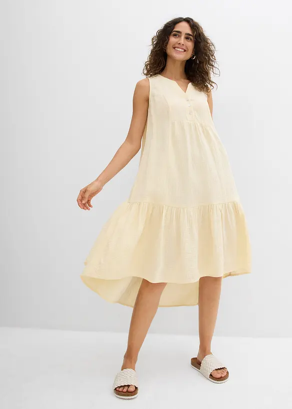Jurk van luchtige mousseline, bonprix