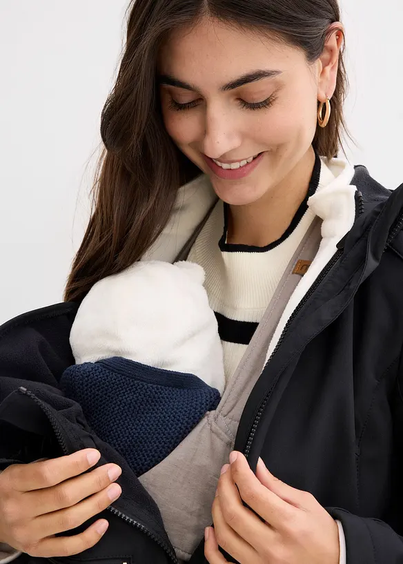 6-in-1 zwangerschapsjas/draagjas met afneembare fleecejas, bonprix