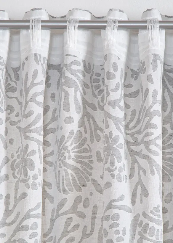 Jacquard gordijn met motief (1 stuk), bonprix