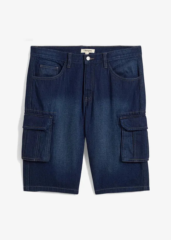 Cargo jeans bermuda, relaxed fit, bonprix