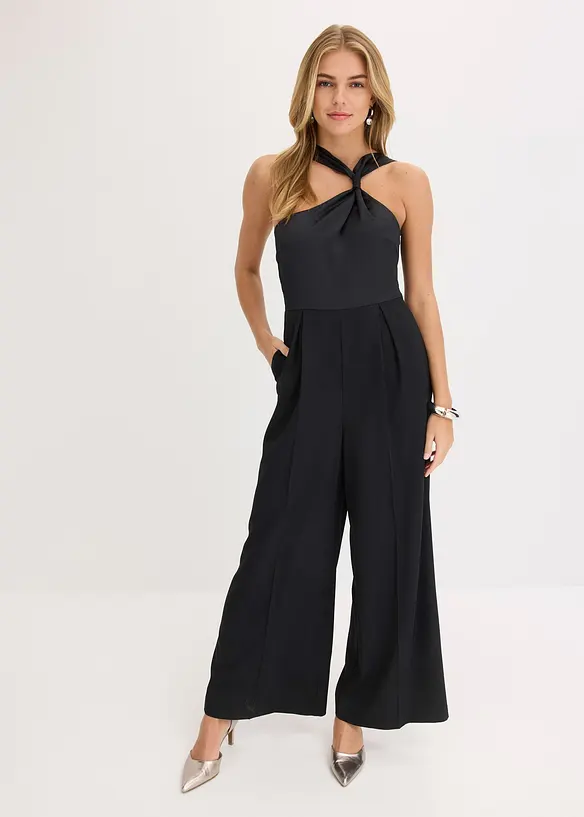 Jumpsuit van soepele satijn, bonprix