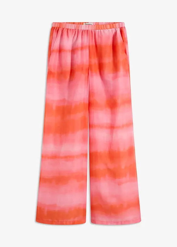 Wijde broek met batikprint, bonprix