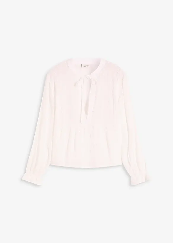 Blouse met broderie anglaise, bonprix