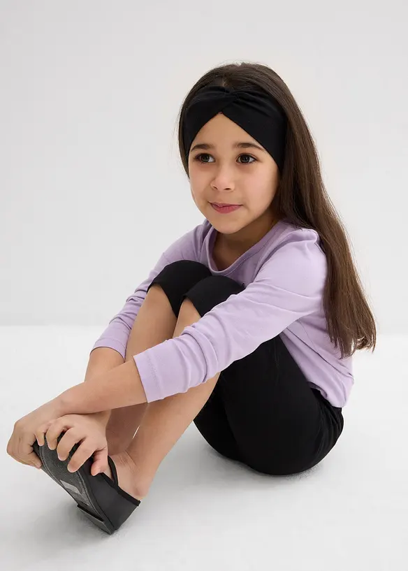 Capri legging van elastisch biologisch katoen (set van 2), bonprix
