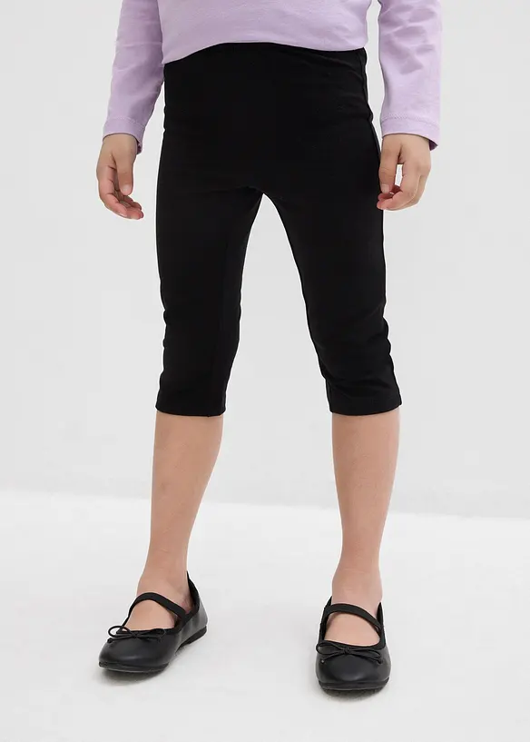 Capri legging van elastisch biologisch katoen (set van 2), bonprix