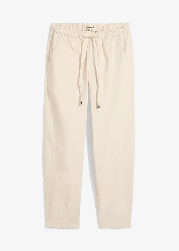 Barrel jeans met mid waist en comfortband, bonprix