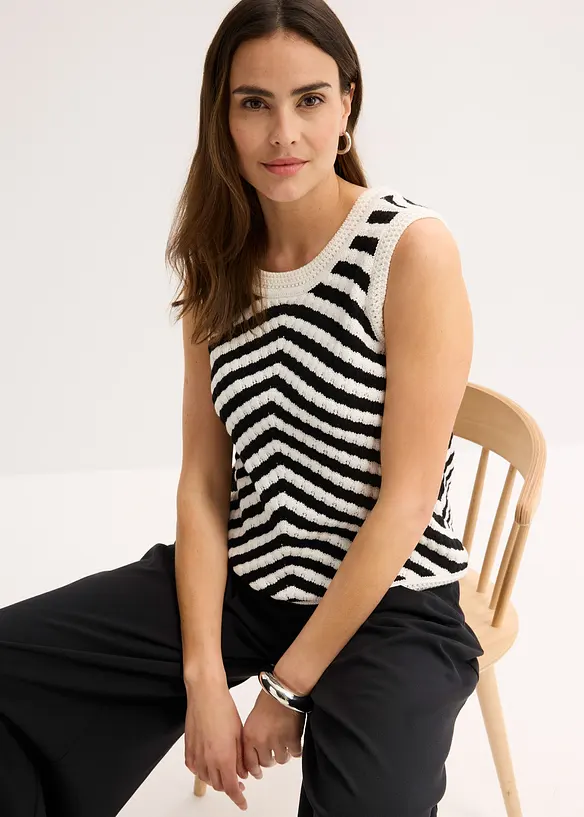 Gebreide top, bonprix