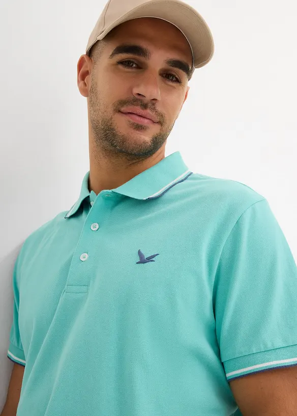 Piqué poloshirt van biologisch katoen, bonprix
