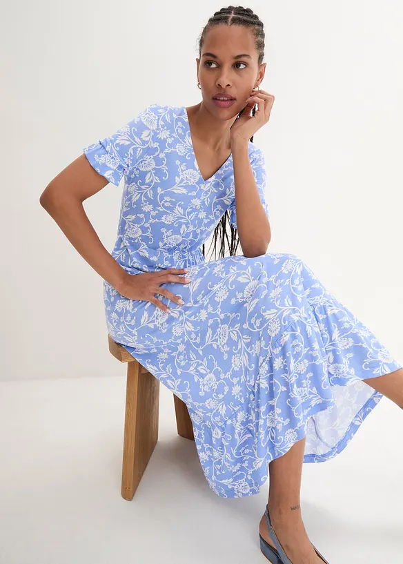 Jersey jurk van soepele viscose, bonprix