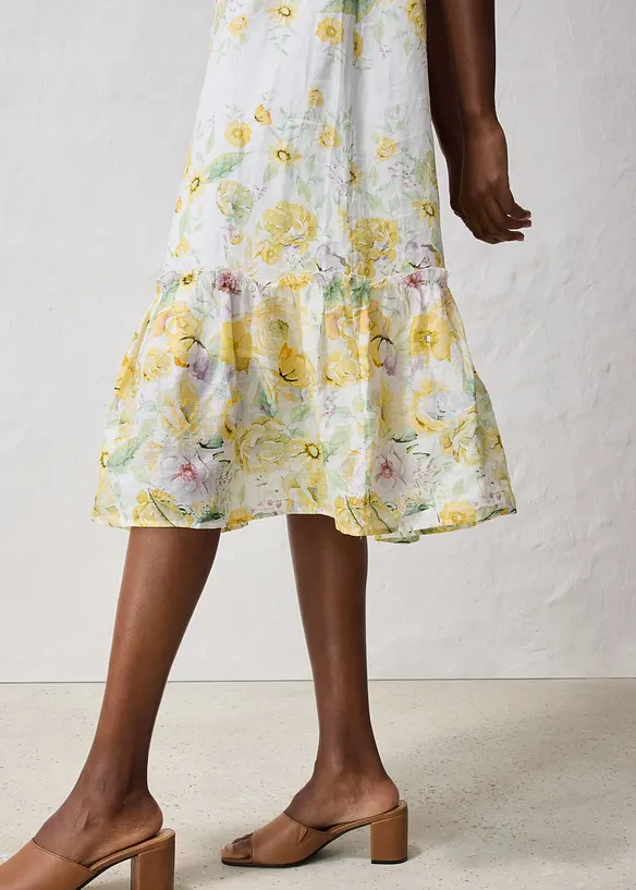 Maxi jurk van ranie met een elegante bloemenprint, bonprix