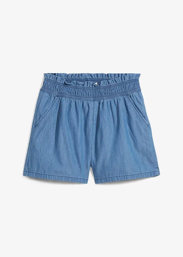 Slip-on shorts van puur katoen, bonprix