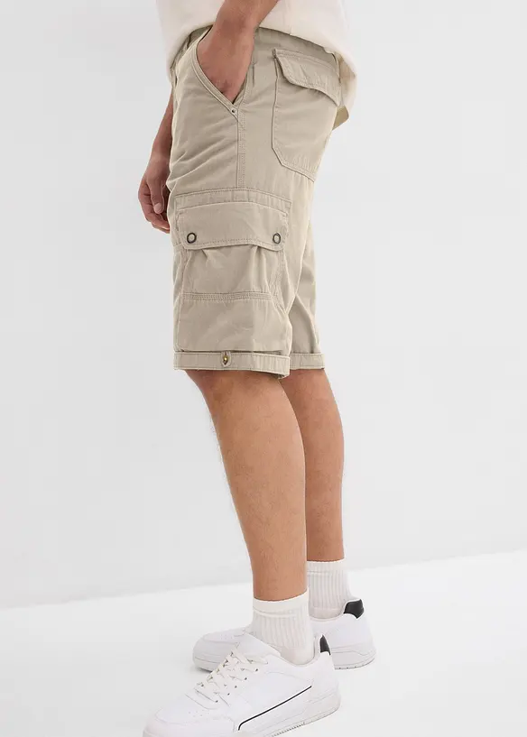 Cargo bermuda van katoen, regular fit, bonprix