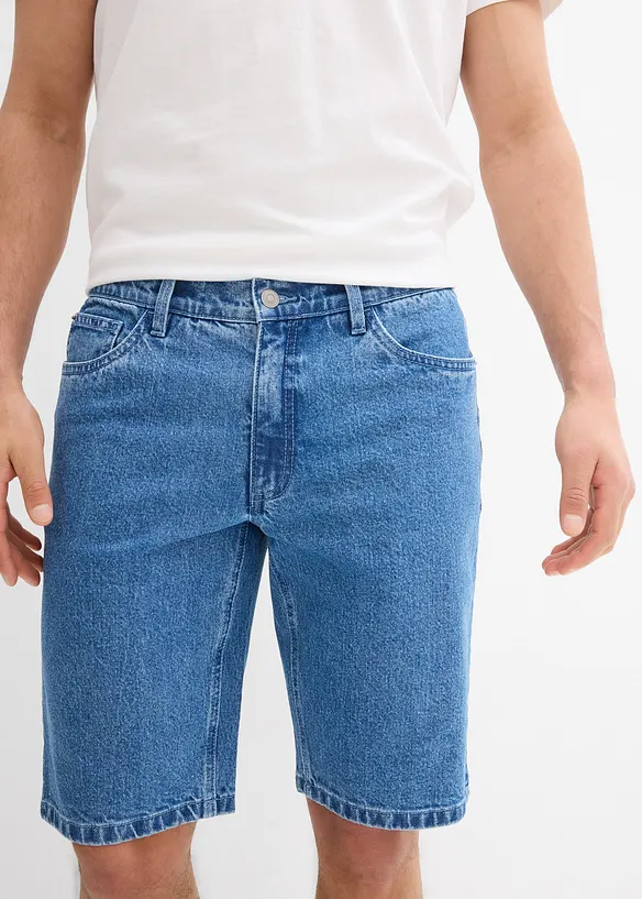 Stretch jeans bermuda, relaxed fit, bonprix