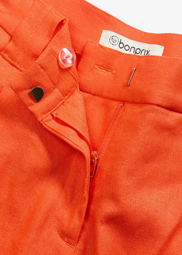 Short in een lichte linnenmix, bonprix