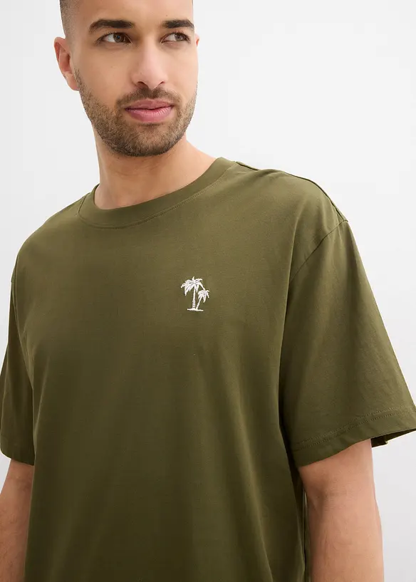 T-shirt met print achter, loose fit, bonprix