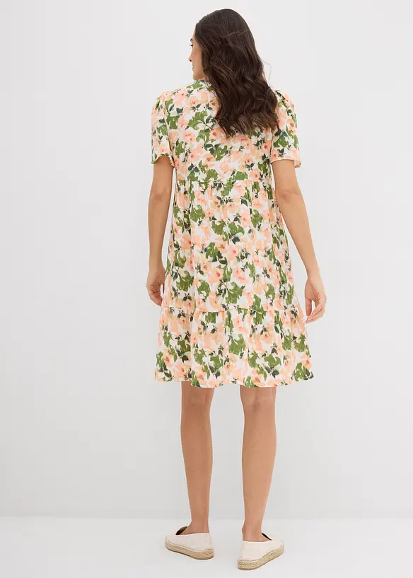 Jurk van zachte mousseline, bonprix