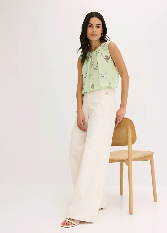 Blousetop van soepele viscose, bonprix