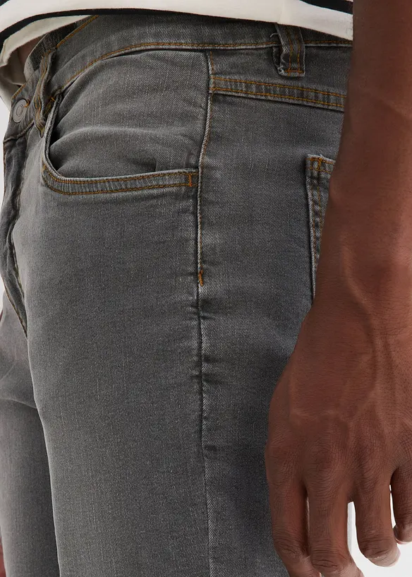 Stretch jeans bermuda, regular fit, bonprix