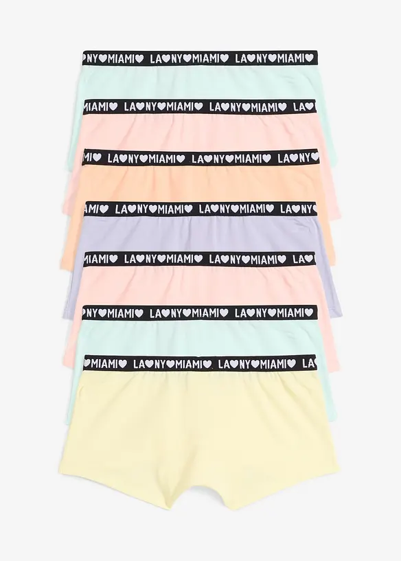 Boxershort met zacht biologisch katoen (set van 7), bonprix