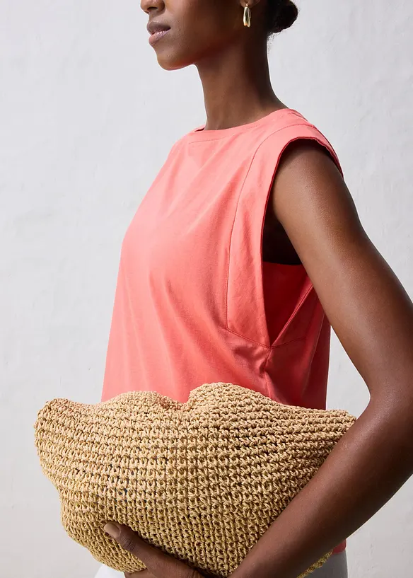 Shirt met zijde, bonprix