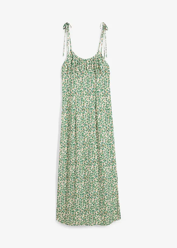 Jurk met spaghettibandjes van soepele viscose, bonprix